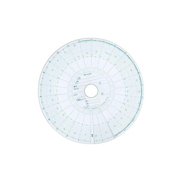 待望☆】 矢崎 タコグラフ チャート紙 120K 1日用 100枚入り 赤箱