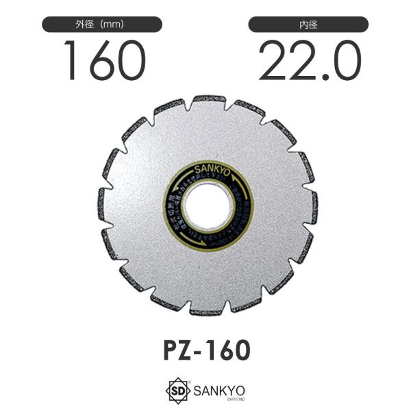 三京ダイヤモンド工業 スパッと PZ-160 : モノツール - 通販 三京ダイヤモンド工業 スパッと PZ-160 : モノツール - 通販