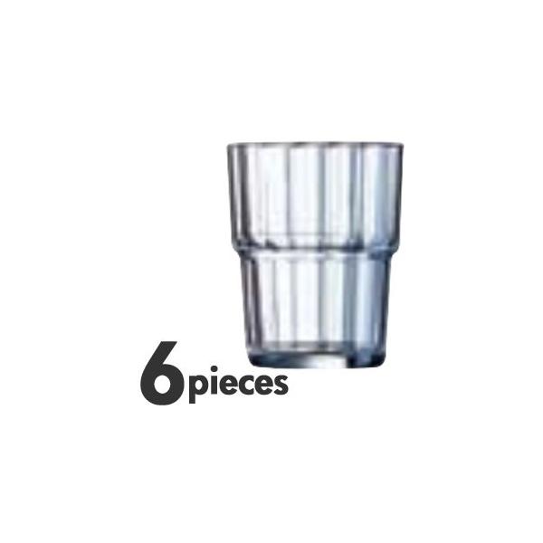アルコロック Arcoroc【ガラス製】 ノルベージュ タンブラー(グラス) 160cc 60026 6個