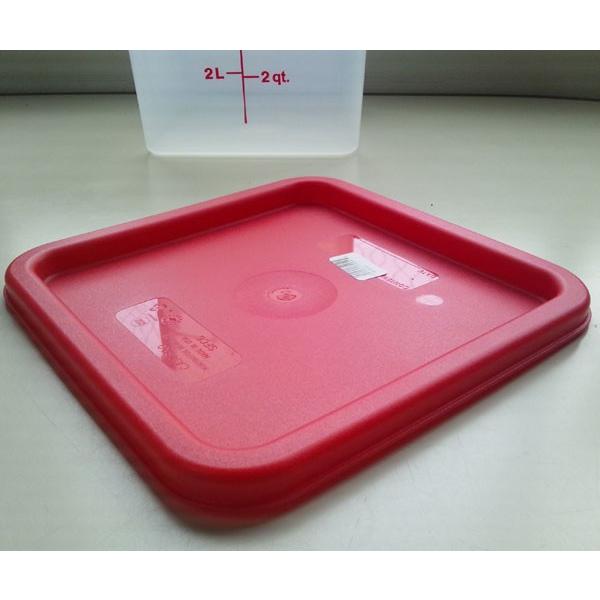 キャンブロ(Cambro) 角型フードコンテナー 蓋 SFC6 レッド : モノタス