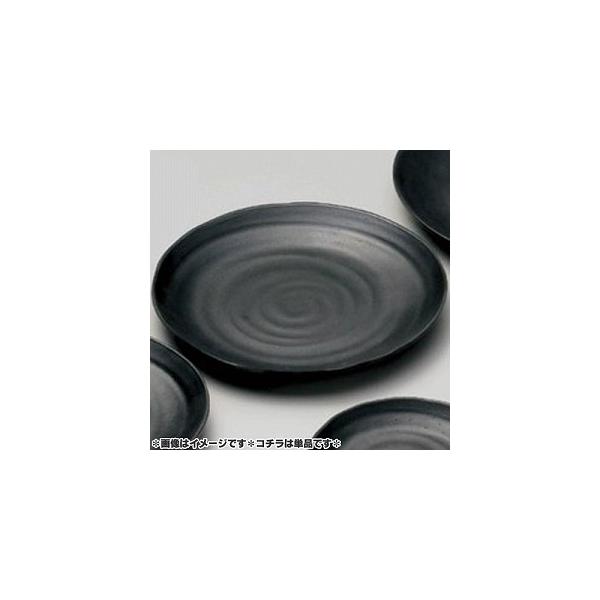 マイン　メラミン食器　メラミンウェア　丸皿　径24cm　黒　M11-124