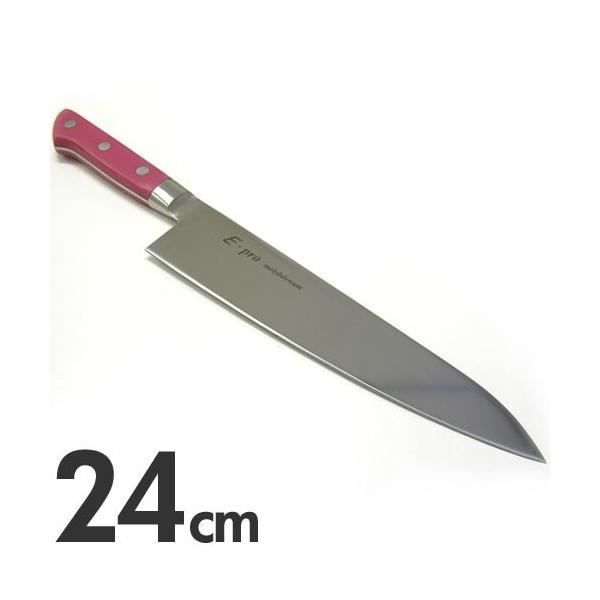 EBM E-PRO モリブデン 牛刀包丁 24cm レッド
