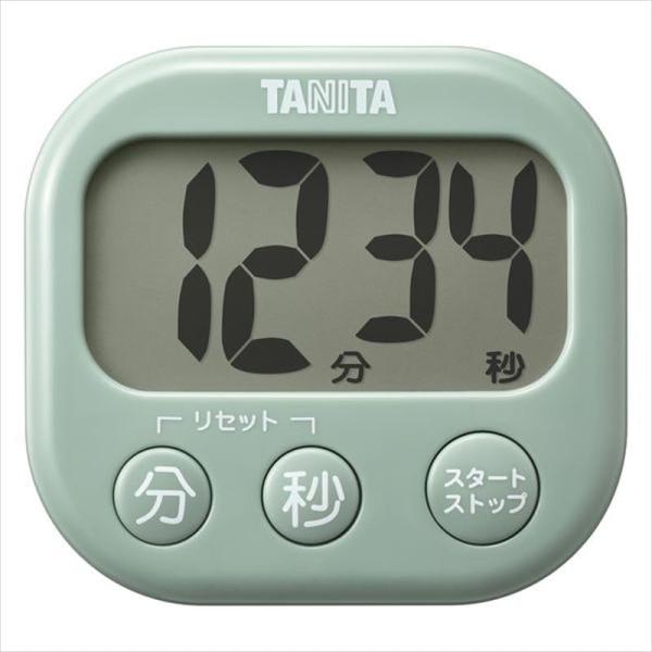 TANITA タニタ 抗菌でか見えタイマー TD-429-GR セージグリーン