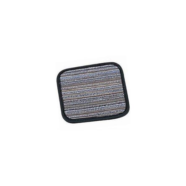 雅　水洗いOK コースター　角　大　10cm　ブルー