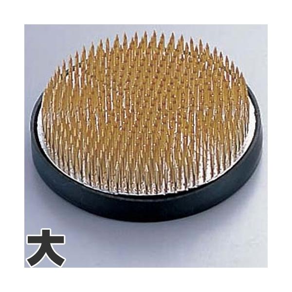 マルフジ剣山製作所 花器保護具付特製剣山 丸 ゴムリング付 大