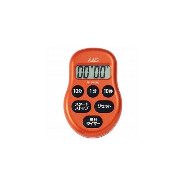 A&D 電子計測機器 デジタルタイマーAD-5706RE オレンジ