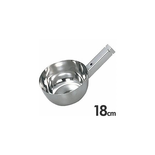 長谷川化学工業　給食調理用品　抗菌　角柄　ひしゃく　頭部単品　18cm　1.8L　KEH18