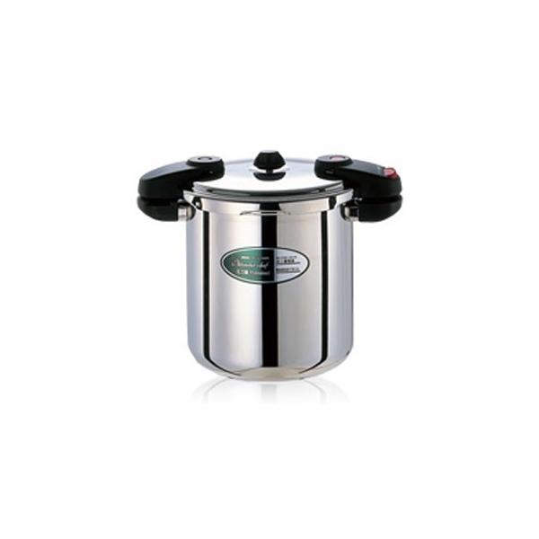 【美品】ワンダーシェフ　圧力鍋　業務用　Pro仕様　10L ワンダーシェフ PRO ミドルサイズ 両手圧力鍋 10L IH対応