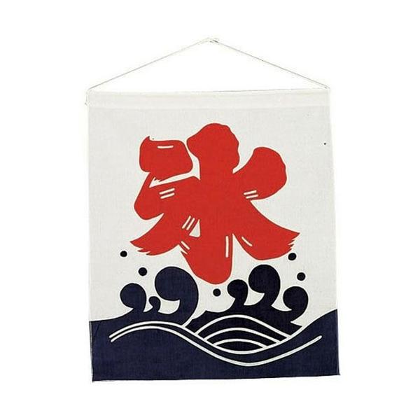 初雪　氷の旗（氷旗）　50×59.5cm　