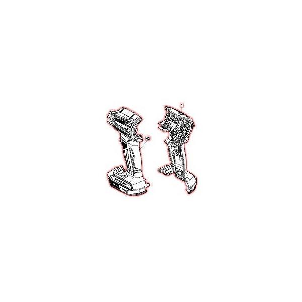 マキタ マキタ 183S41-6 TD172D用ハウジングセット品(黒
