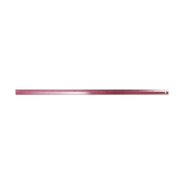 他サイト： シンワ アルミ直尺 アル助1m ペールピンク　65443の商品画像