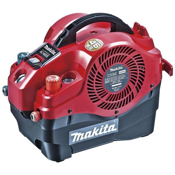 マキタ（makita） 内装エアコンプレッサAC460SR（赤）（50/60Hz共用 