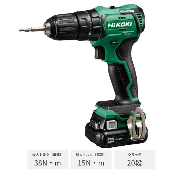 y[J[񂹁zHiKOKI 10.8VR[hXUhCoh@DV12DD(2LS) (4.0Ahobe:BSL1240M×2A}[d:UC12SLAP[Xt)