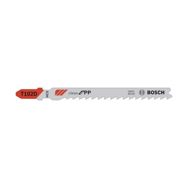 ボッシュ　ジグソーブレード 一般プラスチック(3枚入)　T-102D/3
