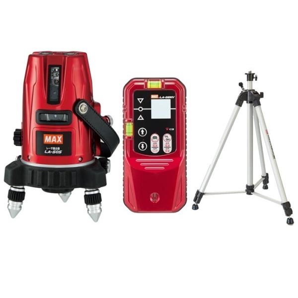 MAX レーザ墨出器 LA-505 マックス（MAX） レーザー墨出器 LA-505-DTセット(182) (本体・受光器