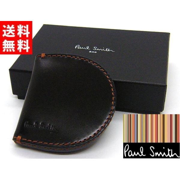 ポールスミス Paul Smith 小銭入れ コインケース 馬蹄型 馬革 コード