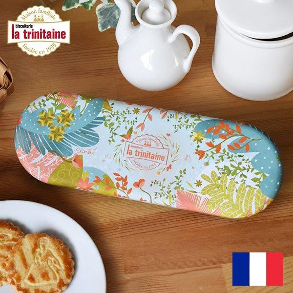 ラ・トリニテーヌ ネイチャー ペンケース缶 ティン缶入り かわいい
