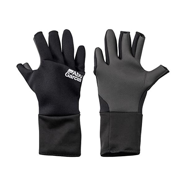 ロングカフスNPグローブ3フィンガー ブラック M