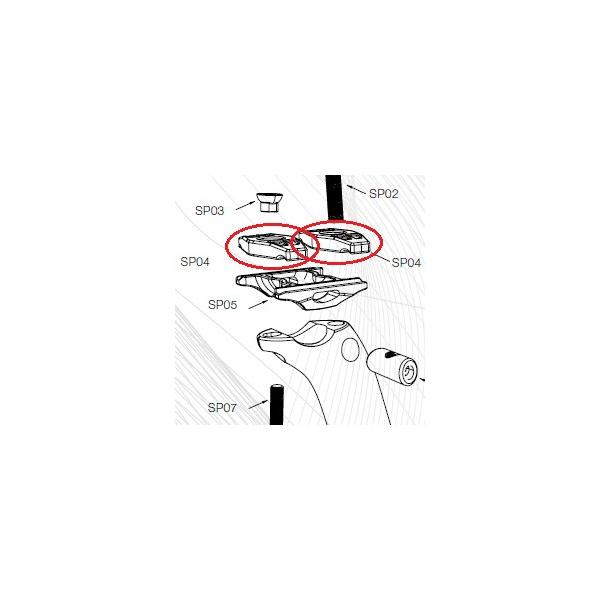 DEDA(�f�_) SP04 SP upper plate �V�[�g�|�X�g�X���[���p�[�c