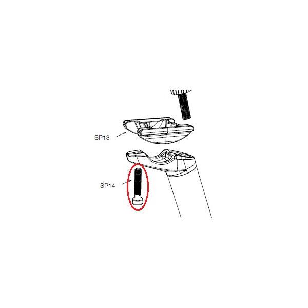 DEDA(�f�_) SP14 SP fixing bolt steel M6x25 �V�[�g�|�X�g�E�{���g