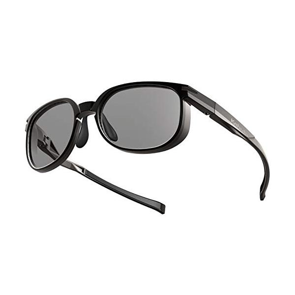 オージーケーカブト(OGK KABUTO) 自転車 スポーツサングラス NB-03 本体カラー:ブラック レンズカラー:スモークフラッシュ