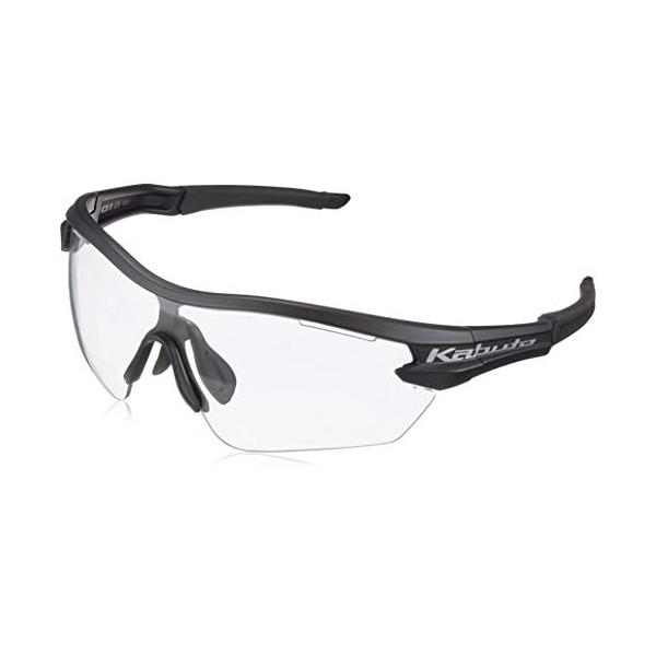 オージーケーカブト(OGK KABUTO) 自転車 スポーツサングラス 101PH (撥水クリア調光レンズ) マットブラック サイズ:M/L