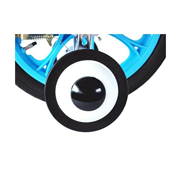 MARUHACHI(丸八工機) 補助輪 12~20インチ対応 黒/白 YF-1221