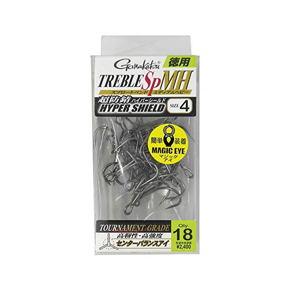がまかつ(Gamakatsu) トレブルフック バラ 徳用 トレブルSP-MH (HPS) #4