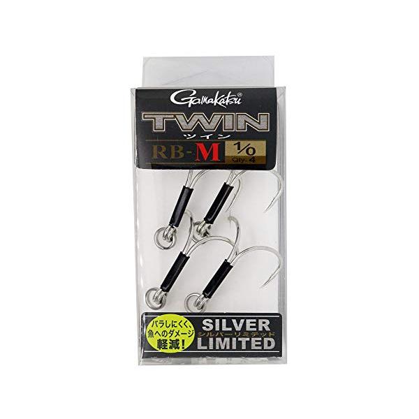 がまかつ(Gamakatsu) ツイン RB-M シルバー リミテッド トクチュウ #1/0.