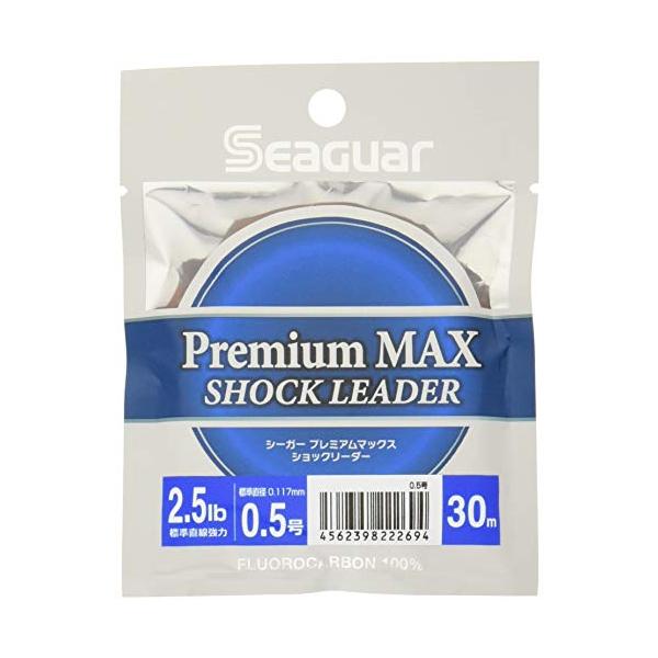 他サイト： シーガー(Seaguar) リーダー シーガー プレミアムマックス ショックリーダー30m 2.5lb 0.5号の商品画像