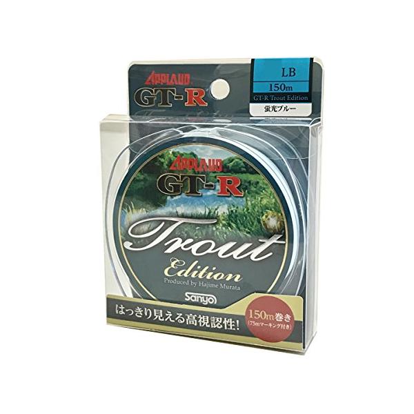 他サイト： サンヨーナイロン ナイロンライン アプロード GT-R トラウト エディション 150m 5lb 蛍光ブルーの商品画像