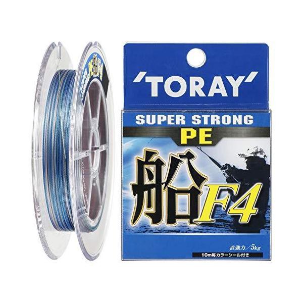 ����(TORAY) PE���C�� �X�[�p�[�X�g�����O PE �D F4 150m 2.5�� 13kg 4�{ 5�F