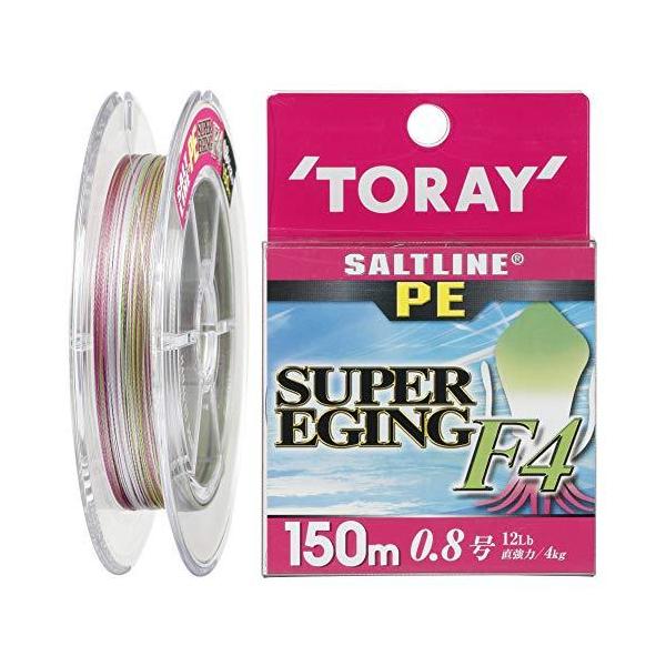 ����(TORAY) PE���C�� �\���g���C��PE �X�[�p�[�G�M���OF4 150m 0.8��  12lb  4kg 4�{ 3�F
