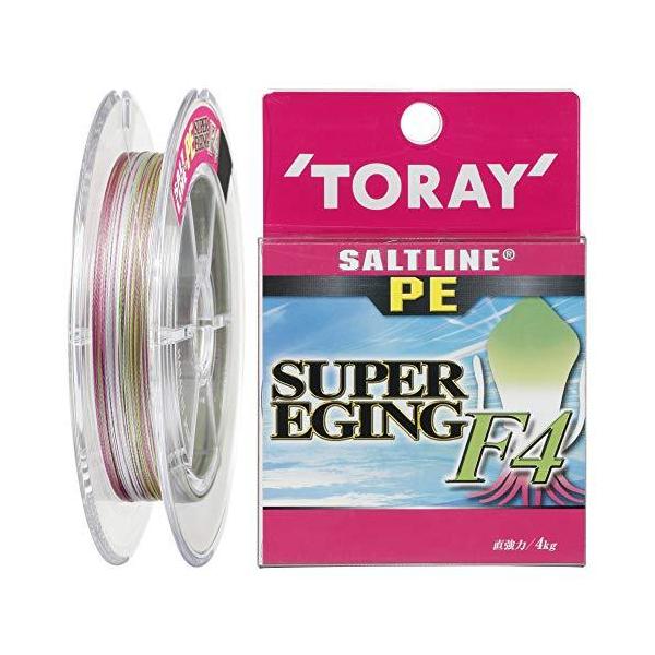 ����(TORAY) PE���C�� �\���g���C��PE �X�[�p�[�G�M���OF4 150m 1.0��  15lb  5kg 4�{ 3�F