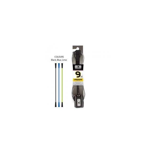 Ocean&amp;Earth(I[VAhA[X) LONGBOARD REGULAR MOULDED LEASH 9'0 BLACK