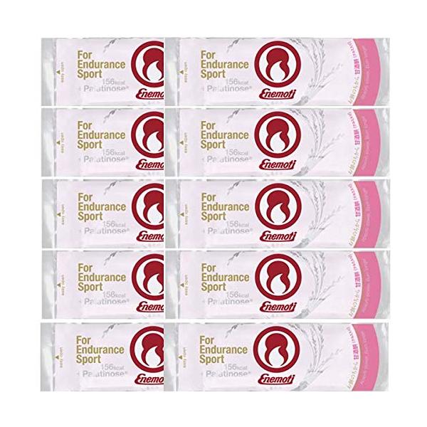 Enemoti （エネもち） 甘酒餅 10本入り 【 トレイルランニング マラソン 自転車 トライアスロン 行動食 補給食】