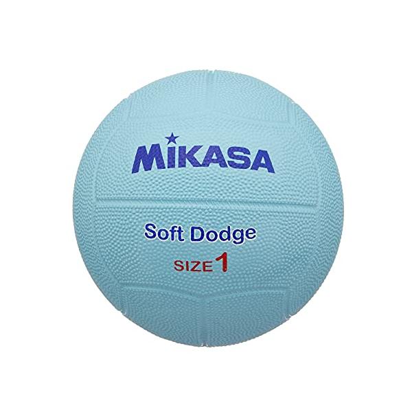ミカサ(MIKASA) ソフトドッジボール1号(幼児~小学生向け) ブルー STD-1SR-BL 推奨内圧0.15