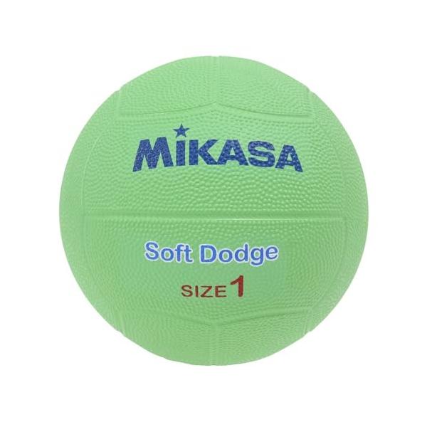ミカサ(MIKASA) ソフトドッジボール1号(幼児~小学生向け) ライトグリーン STD-1SR-LG 推奨内圧0.15