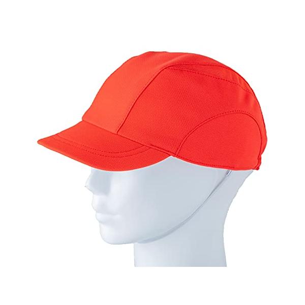 ■カラー：レッド(05) ■サイズ：L■素材:本体/ポリエステル100%、メッシュ部(赤)/ナイロン80%・ポリウレタン20%、メッシュ部(白)/ポリエステル80%・ポリウレタン20%■頭囲:M/53-58cm、L/57-60cm■仕様:つ...