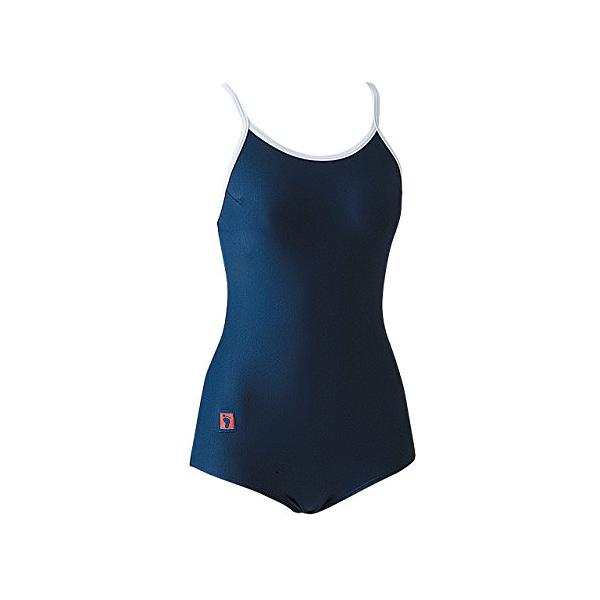 ■カラー：ネイビー■サイズ：110■素材: ナイロン80%, ポリウレタン20%水抜けの良いレーサーバックワンピース型水着