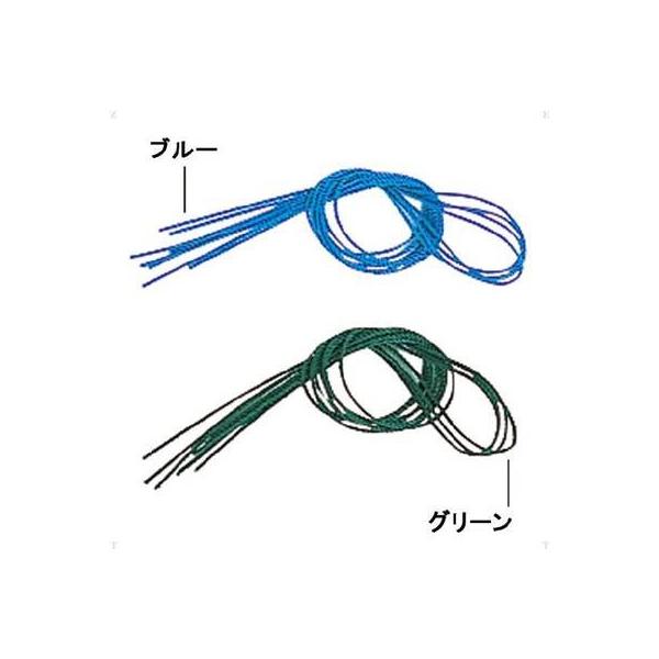品名　ネットヒモSカラー：177 [ ブルー ]競技名 卓球支柱固定用です。◎長さ：45 CM◎ひも径：1.2 MM◎4本1組