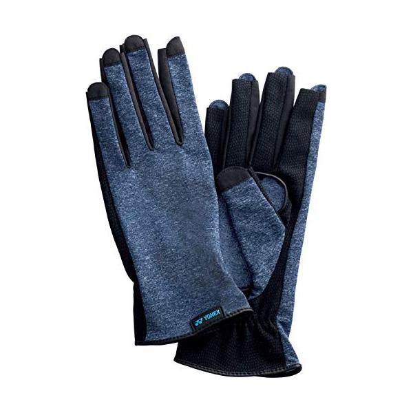 他サイト： ヨネックス(YONEX) テニス テニスグローブ 両手用 AC298 ネイビーブルー LLサイズの商品画像