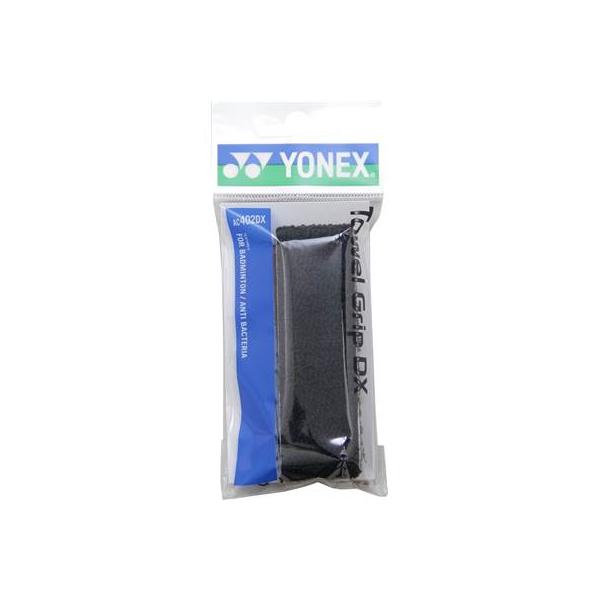 ヨネックス(YONEX) テニス バドミントン グリップテープ タオルグリップ AC402DX (007 ブラック)
