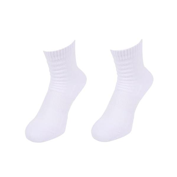 phiten(ファイテン) スポーツソックス セミロング ホワイト 22~24cm