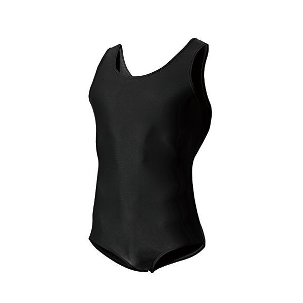 wundou(ウンドウ) 男子体操シャツ 吸汗 速乾 ブラック P400-34 ブラック XL