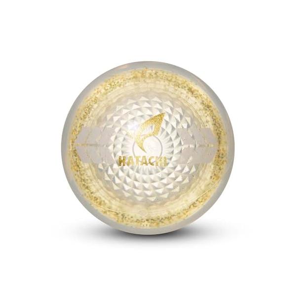 ■カラー：クリア■構造：中空４ピース■打感：硬め■重量：約94ｇ中空構造4ピースボールのパークゴルフボール。新配合の特殊合成樹脂を硬さのちがう4層に分けることで、反発力を向上。