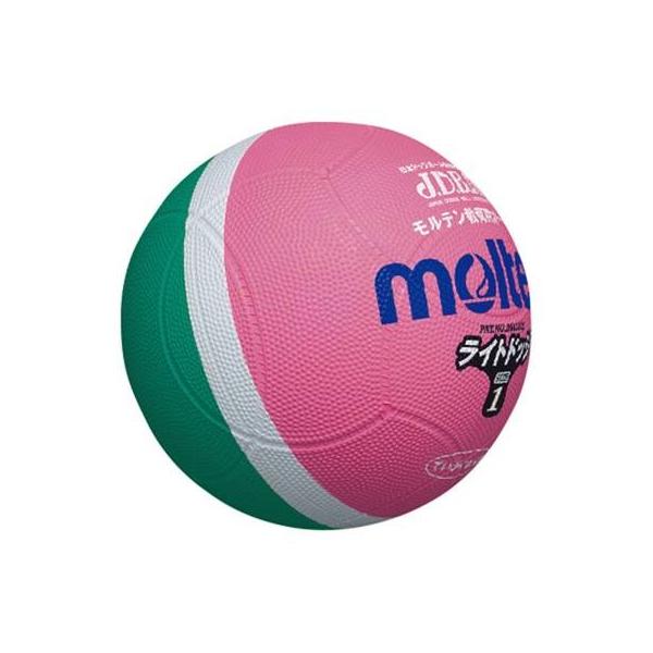 モルテン ドッジボール ライトドッジ 1号球 緑×ピンク SLD1MP メンズ