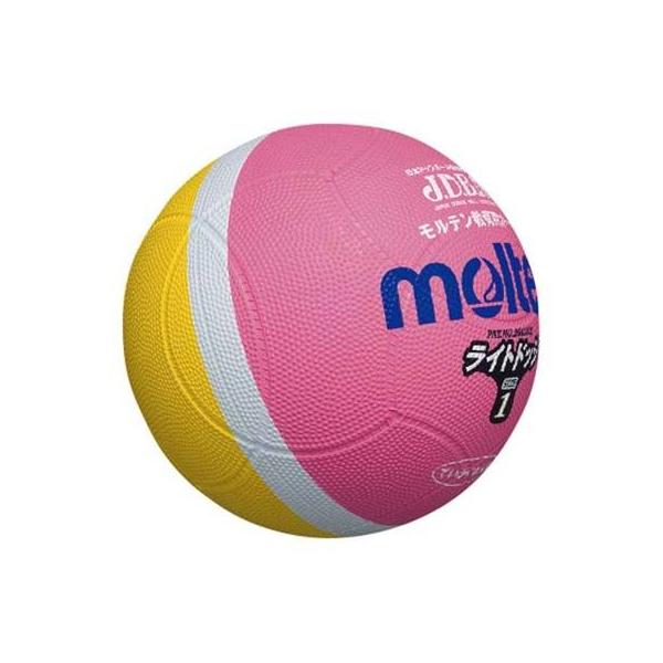[molten]モルテン ドッジボール軽量1号球 小学校低学年用 ライトドッジ (SLD1PL) PLピンク×黄[取寄商品]