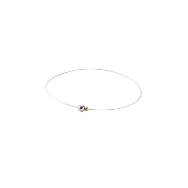 phiten(ファイテン) RAKUWA ネックレス ワイヤー EXTREME ミラーボールツイン シルバー/ゴールド 40cm