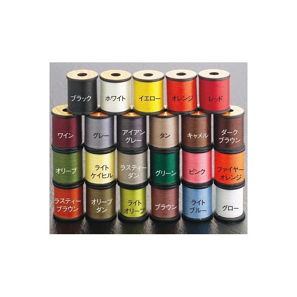 UNI 8/0 200yds. ユニスレッド ライトケイヒルスタンダード〜小型サイズのタイイングに最適ドライ、ニンフとも#14〜22ぐらいのフライに。太さ:　8/0長さ:　200ヤード